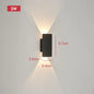 Outdoor Waterproof Wall Lamps Strip Aluminum Wall Lights