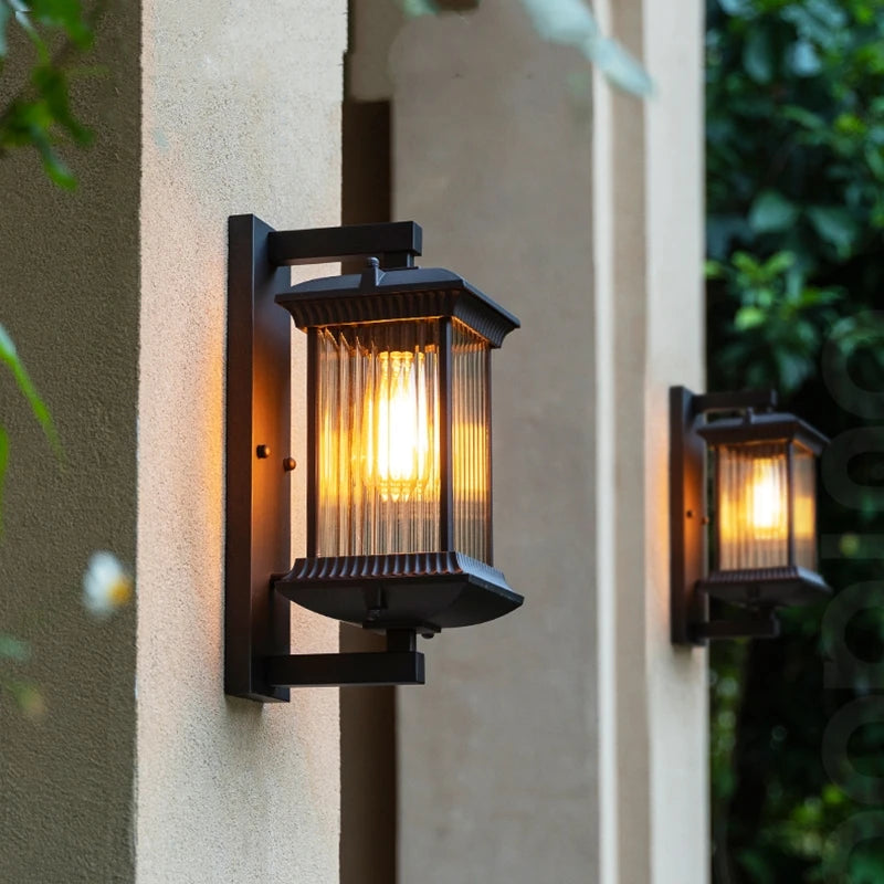 Outdoor Wall Lamp Metal Waterproof Outside Wall Lights