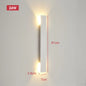 Outdoor Waterproof Wall Lamps Strip Aluminum Wall Lights