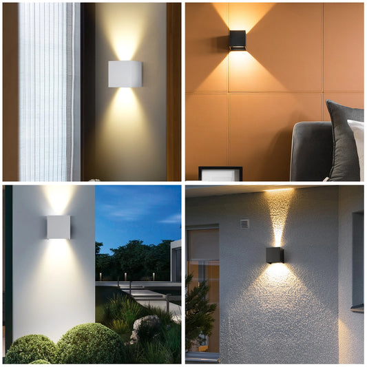 Wall Light Waterproof Exterior Aluminum Garden Street Outdoor LED Light