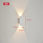 Outdoor Waterproof Wall Lamps Strip Aluminum Wall Lights