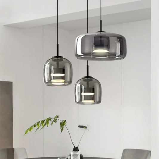 3 Tier Modern luxury pendant light Nordic LED glass pendant light
